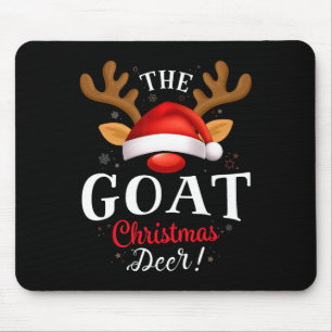Goat Christmas Deer Pjs Xmas Family Matching  Mouse Pad