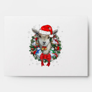 Goat Christmas Ornament Decoration Gift Xmas Gift Envelope