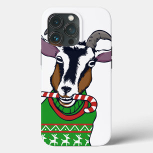 Goat Christmas Sweater iPhone 13 Pro Case