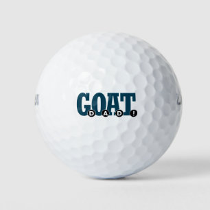 "GOAT DAD!" For Dad Graphic Print Golf Balls