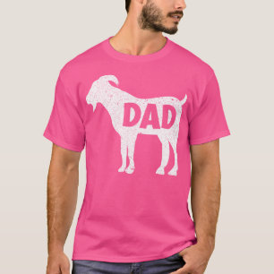 Goat Dad Goat Father Goat Farmer Goat Owner Goat L T-Shirt