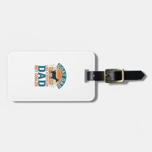 Goat Dad Like a Regular Dad But Cooler Vintage Shi Luggage Tag