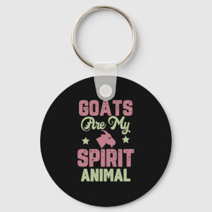 Goat design key ring