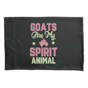 Goat design pillowcase