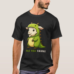 Goat Dinosaur Costume Baa Baa Saurus Trex Boys Gir T-Shirt