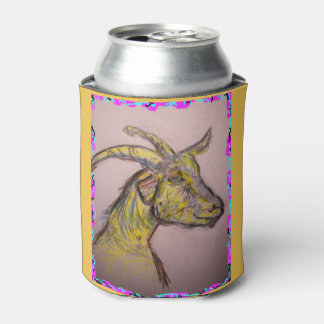 goat drawing can cooler