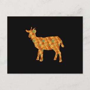 Goat Easy Halloween Costume Gift Postcard