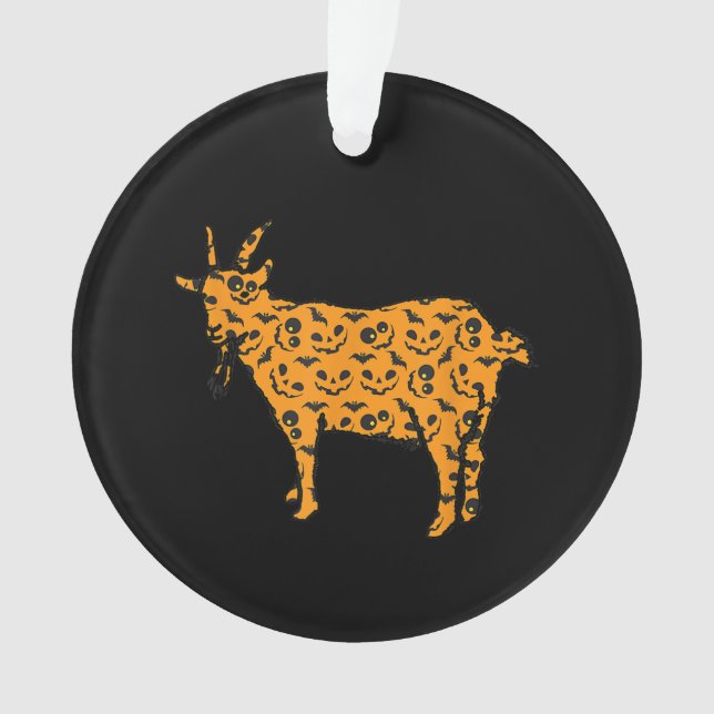 Goat Easy Halloween Outfit Ornament (Front)