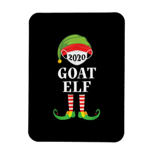 Goat Elf Matching Christmas Group Party Family Magnet