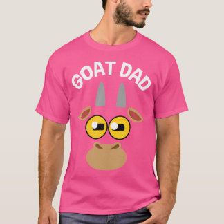 Goat Face For Goat Dad Who Loves Goats T-Shirt