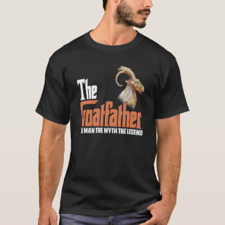 Goat Farm Animal Farmer Goat Dad Farm Animal T-Shirt
