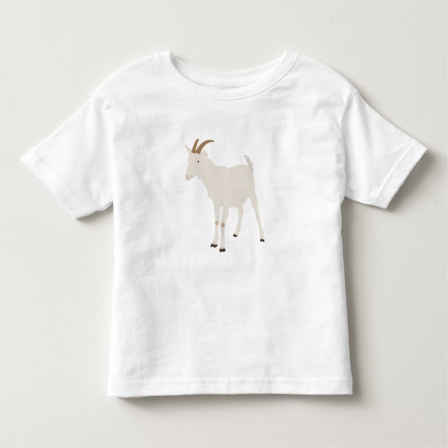 Goat Farm Animal Illustration  Toddler T-Shirt (Front)