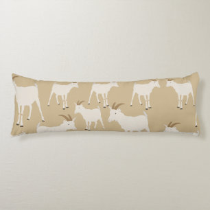 Goat Farm Animal Pattern  Body Cushion