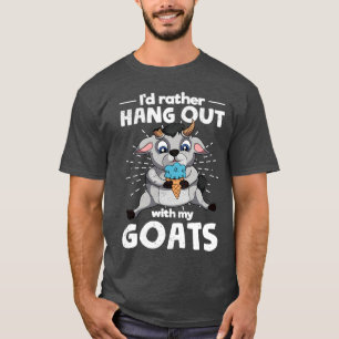 Goat Farm Funny Farmer Farming Animal Goat T-Shirt