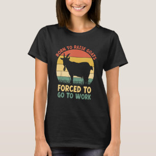 Goat Farmer Agriculturist Goat Lover Goats Farming T-Shirt