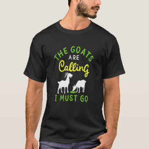 Goat Farmer Cattle Livestock Farm Life Barnayrd T-Shirt