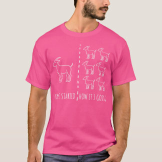 Goat Farmer Goat Sheperd And Goat Breeder T-Shirt