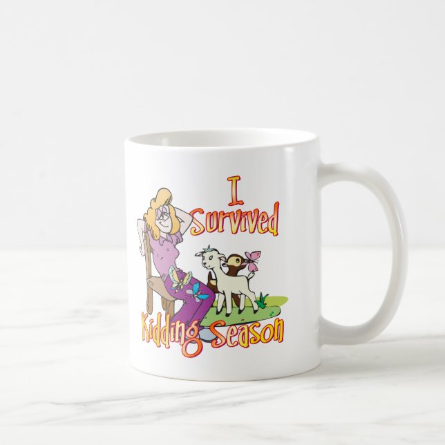 GOAT | Funny Kidding Season by GetYerGoat Coffee Mug (Right)
