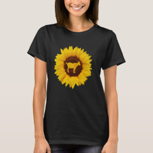 Goat Gift For Women Men Sheep Kid Nanny Sunflower T-Shirt