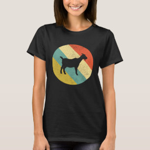 Goat Goat Silhouette Goat Mom Goat Dad Farm Anima T-Shirt