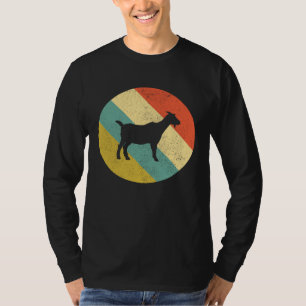 Goat  Goat Silhouette Goat Mom Goat Dad Farm Anima T-Shirt