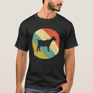 Goat  Goat Silhouette Goat Mom Goat Dad Farm Anima T-Shirt