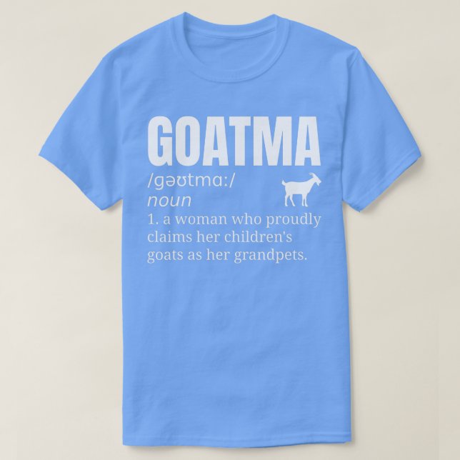 Goat Grandma Grandmother Pet  T-Shirt (Design Front)