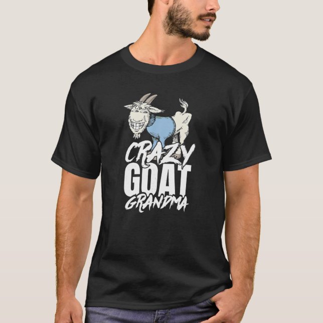 Goat Grandma T Shirt funny Tee for Women Mum (Front)