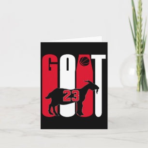 Goat (greatest Of All Time) Bysketbyll 23 Card