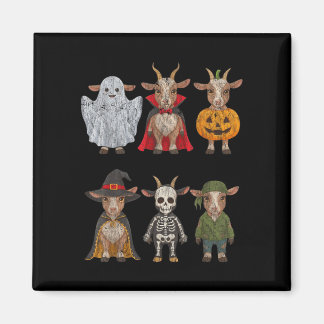 Goat halloween costume funny farm animal retro magnet