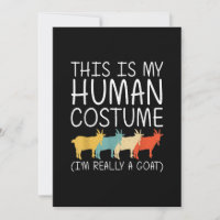 Goat Halloween Human Costume
