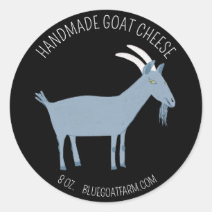 GOAT Handmade Gift Soaps Lotion Cheeses CUSTOM Classic Round Sticker