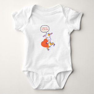 Goat Heart Baby Bodysuit