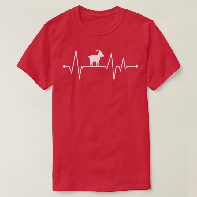 Goat Heartbeat 1 T-Shirt (Design Front)