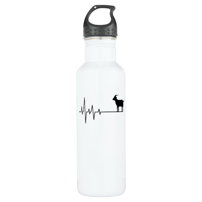 Goat Heartbeat 710 Ml Water Bottle (Front)