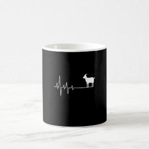 Goat Heartbeat Coffee Mug