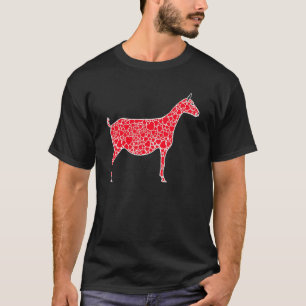 Goat Hearts Valentines Day Sheep Kid Nanny Lover G T-Shirt