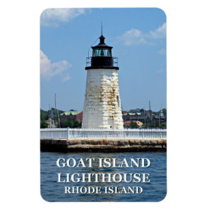 Goat Island Lighthouse, Rhode Island Flexi Magnet