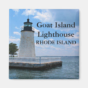 Goat Island Lighthouse, Rhode Island Magnet
