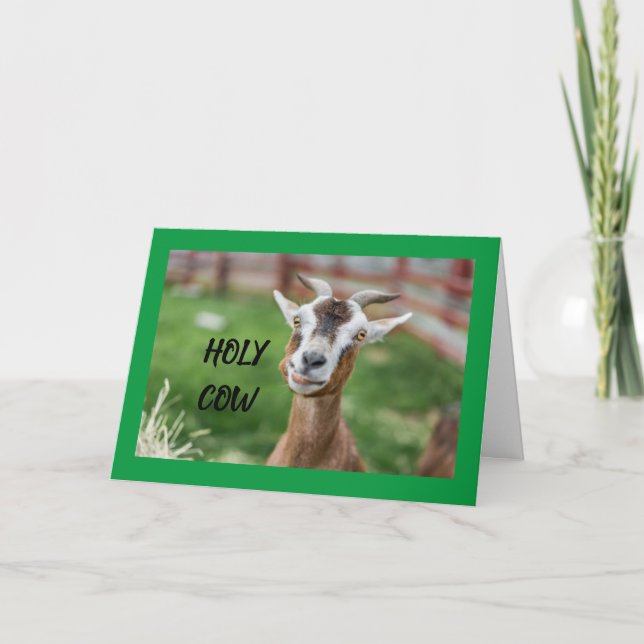 GOAT KIDDING AROUND FOR YOUR **16th BIRTHDAY**   Card (Front)
