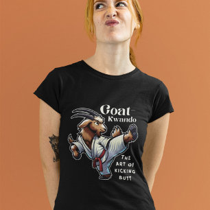 Goat kwando funny fighter goat T-Shirt