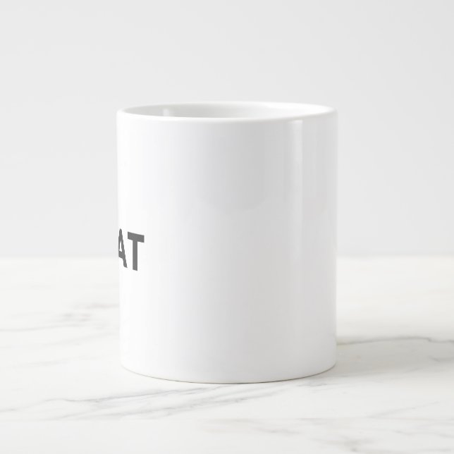 goat large coffee mug (Front)