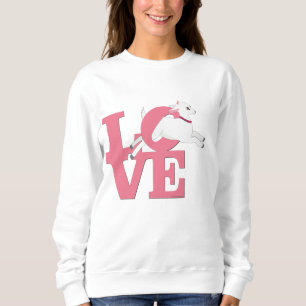 GOAT LOVER BABY PINK Goat L O V E - White Goat Sweatshirt