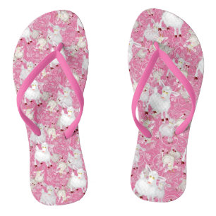 GOAT Lover   Too Many Goats GetYerGoat™ Jandals