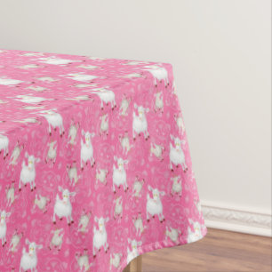 GOAT Lover Too Many Goats GetYerGoat™ Tablecloth