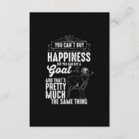 Goat Lover You Cant Buy Happiness
