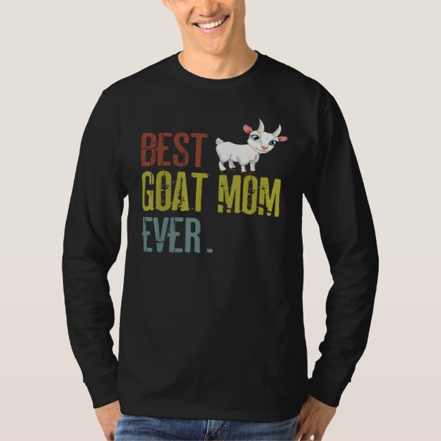Goat Mum For Women Pet Goat T-Shirt (Front)