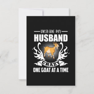 Goat Mum Goat Momma Goat Mum Gifts Goat Mum Gift RSVP Card