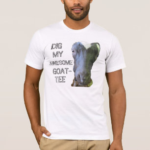 Goat "MY AWESOME GOAT-TEE" Adult T-Shirt