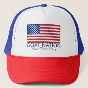GOAT NATION The American Goat  GetYerGoat™ Trucker Hat